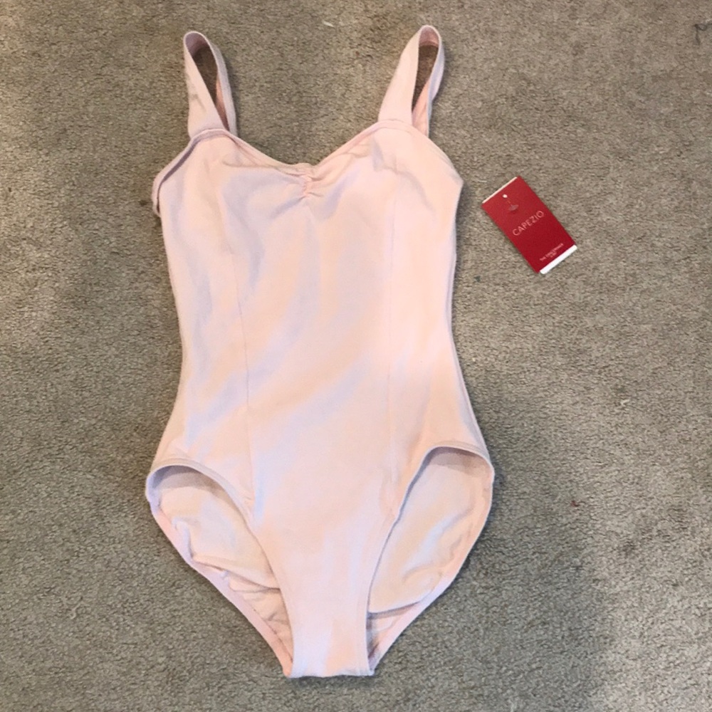 NWT pink Capezio tank leotard